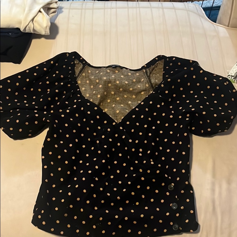 Puff sleeve top